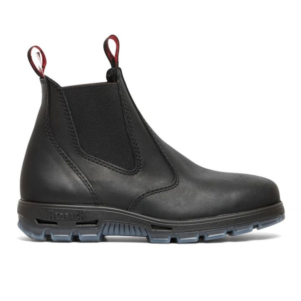 Redback Soft Toe Black Boots