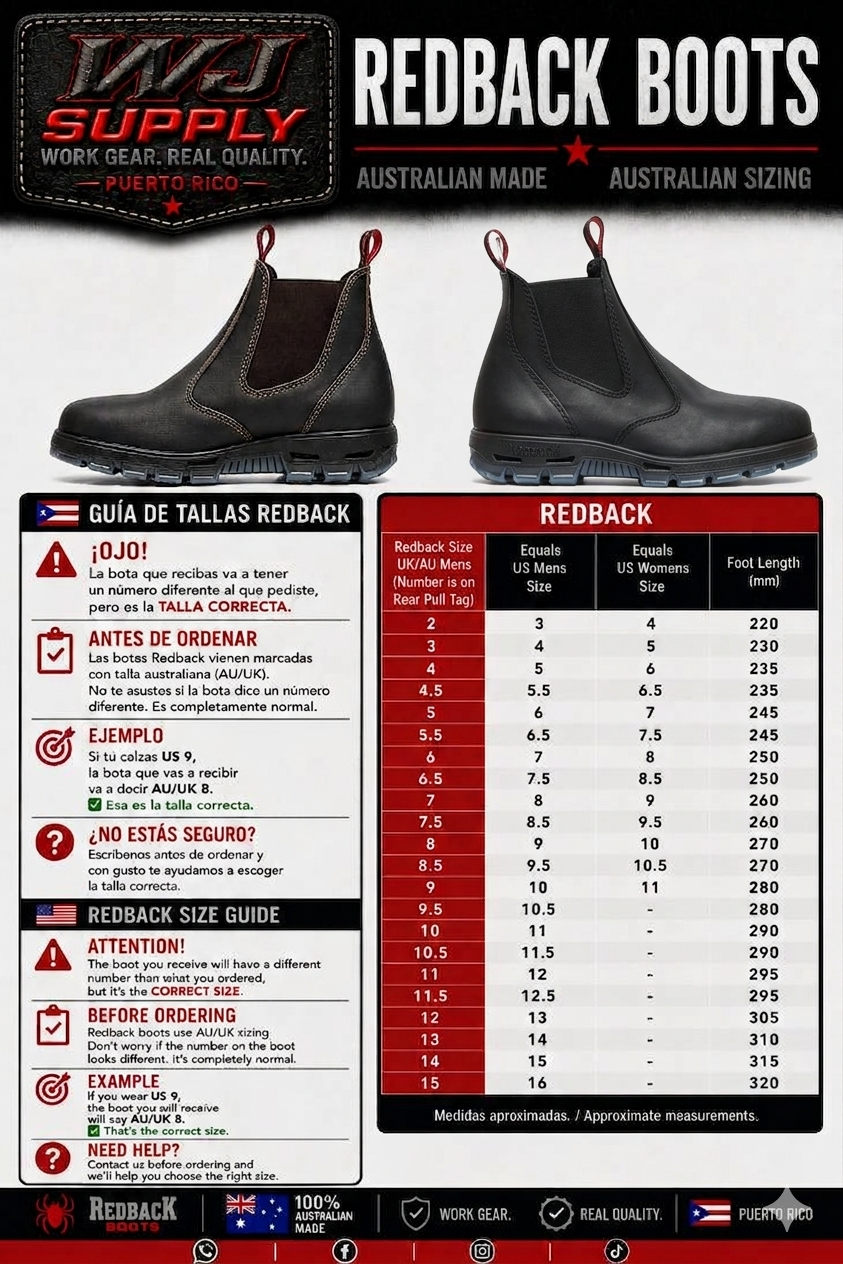 Redback Bobcat Safety Boot Black Rambler