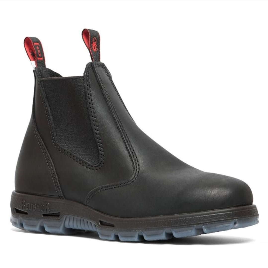 Redback Soft Toe Black Boots