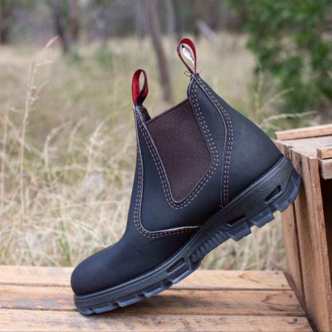 Redback Soft Toe Boot Claret Brown